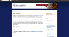 Desktop Screenshot of blog.patioproductsusa.com
