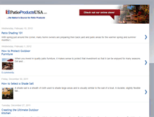 Tablet Screenshot of blog.patioproductsusa.com